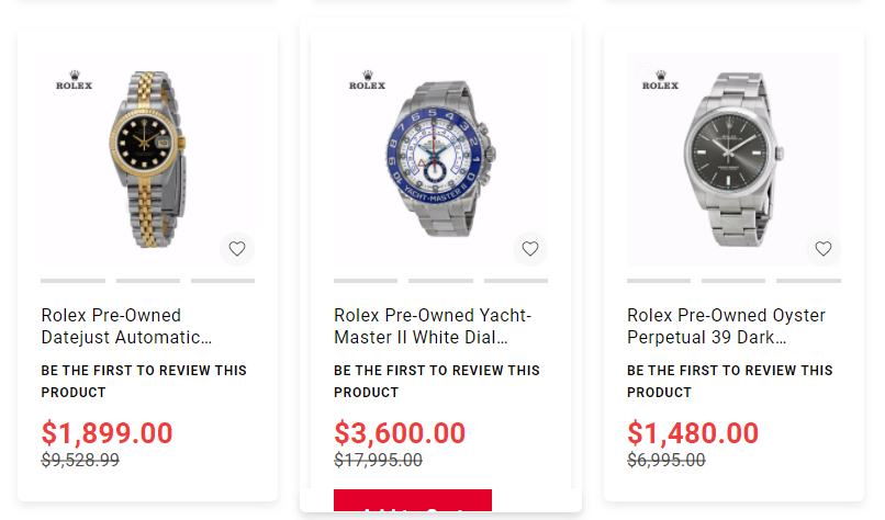 cheap pre-owned Rolex watches